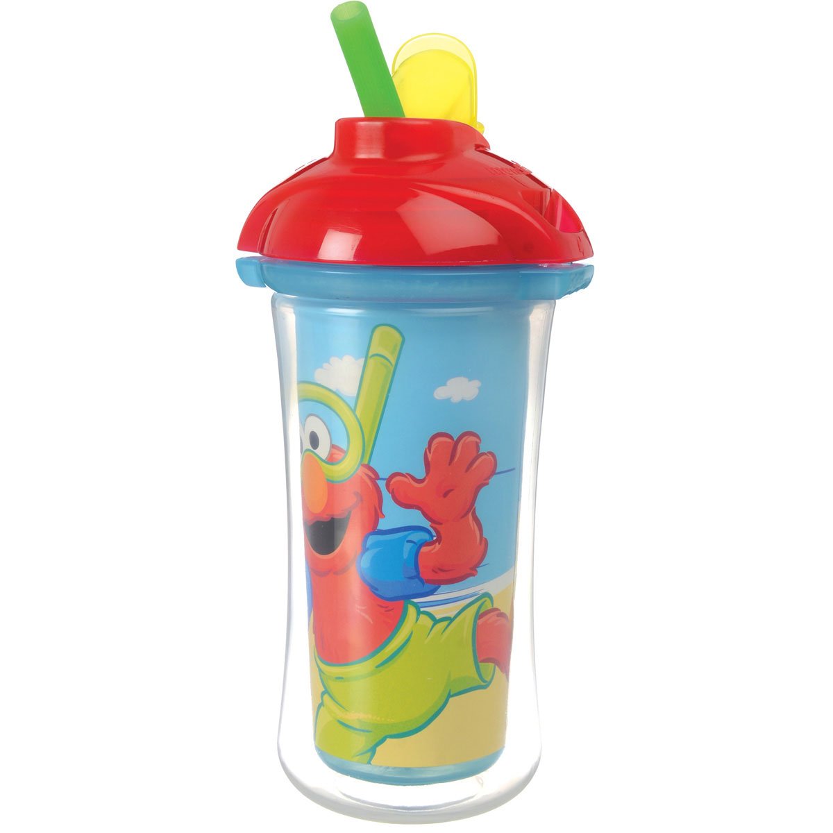 Munchkin Sesame Street Insulated Straw Cup, 9 Ounce, Colors May