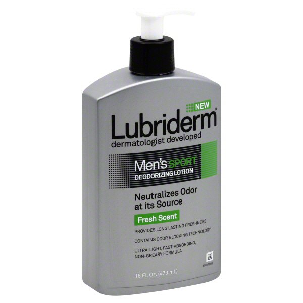 Lubriderm Men's Sport Fresh Scent Deodorizing Lotion Shop Bath & Skin