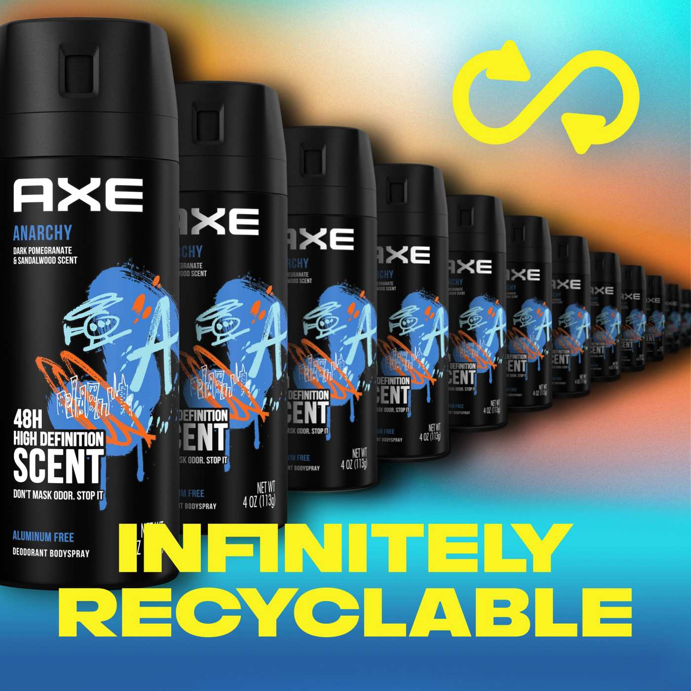 Axe Body Spray Deodorant - Anarchy; image 7 of 7
