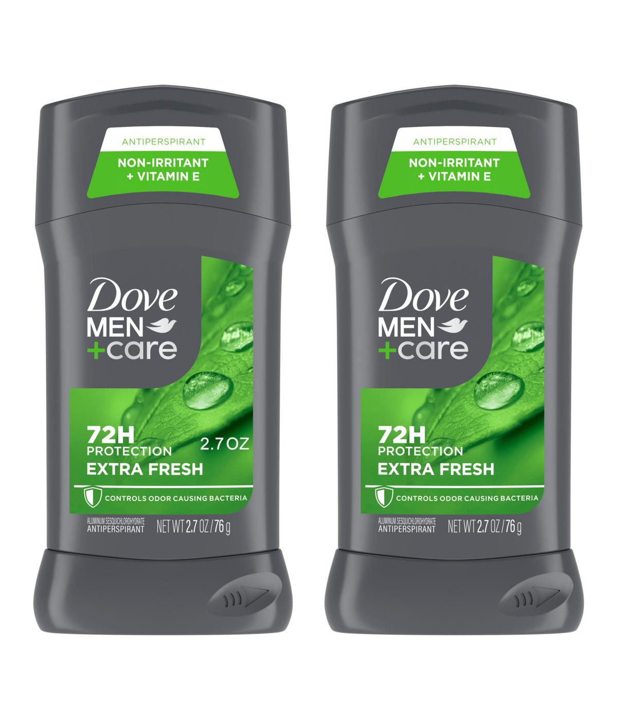 Dove Men+Care Antiperspirant Solid Deodorant - Extra Fresh, 2pk; image 1 of 5
