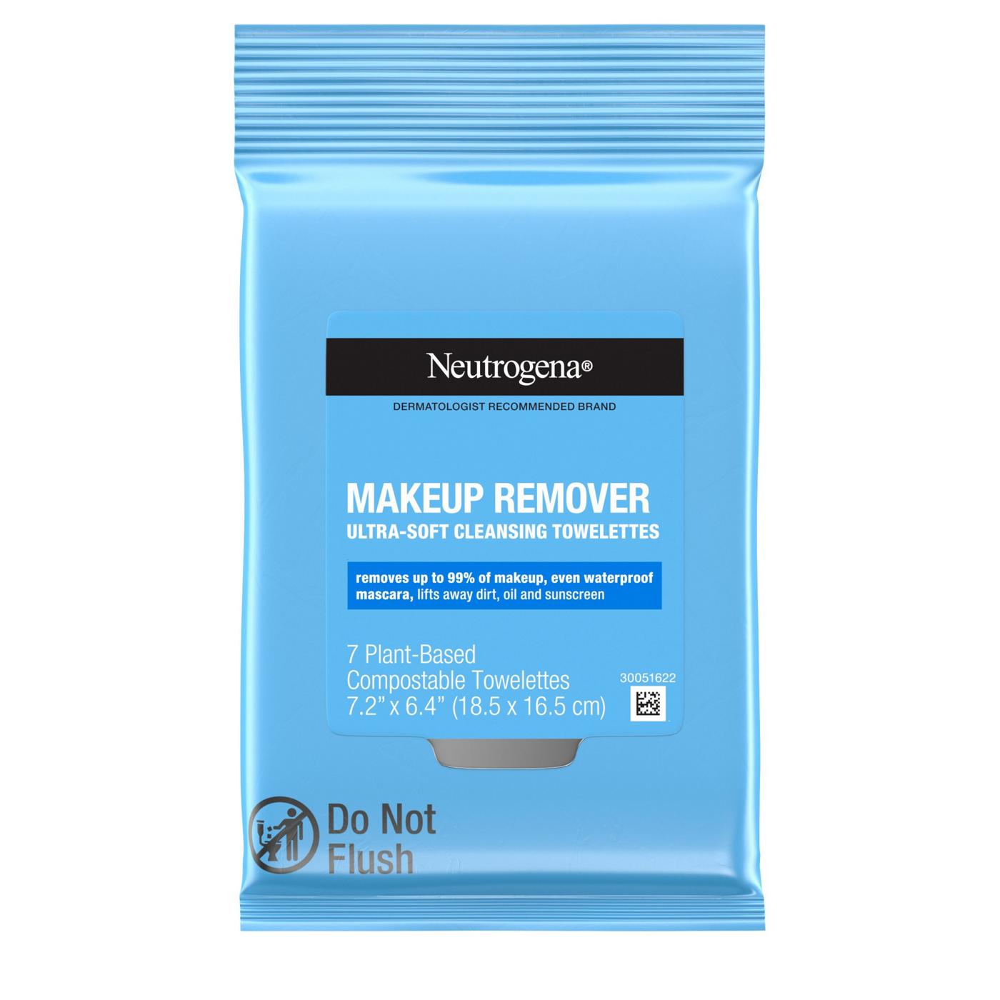 Neutrogena Travel Size Makeup Remover Cleansing Towelettes; image 1 of 5
