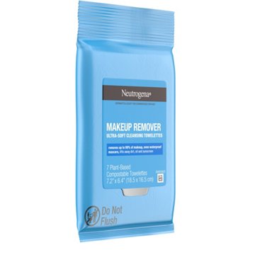 Neutrogena Travel Size Makeup Remover Cleansing Towelettes, 7 ct