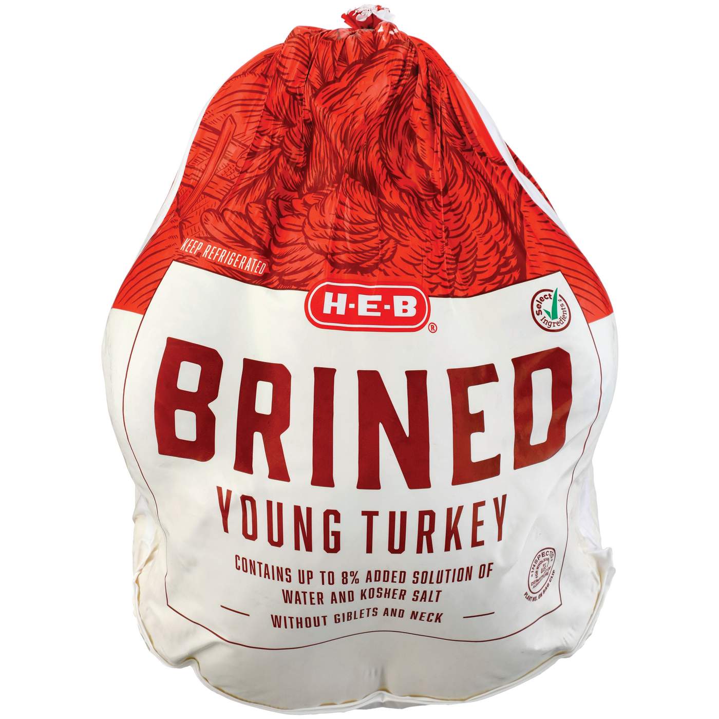 H-E-B Brined Fresh Young Turkey, 10 - 16 lbs; image 2 of 2