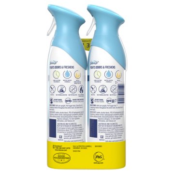 Febreze Air Freshener Spray - Odor-Fighting Room Spray - Linen & Sky Scent, 2 ct