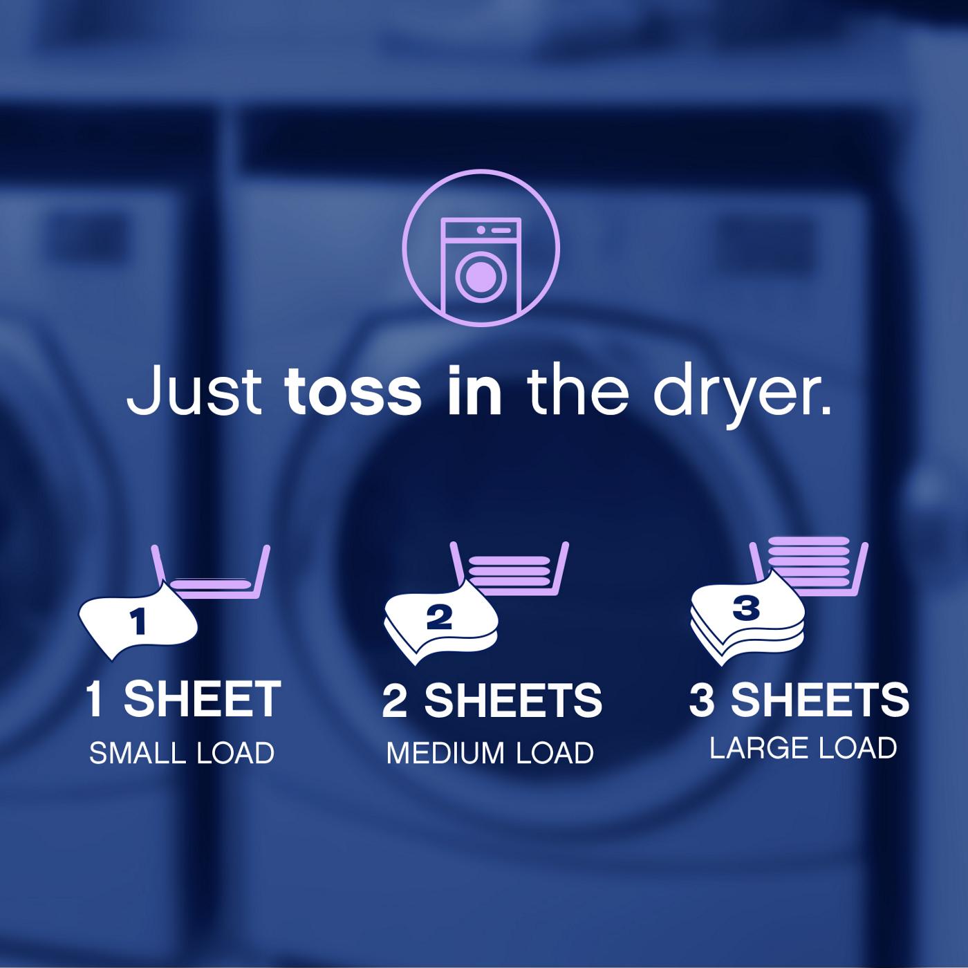 Downy Infusions Calm Lavender & Vanilla Bean Fabric Softener Dryer Sheets Shop Softeners at HEB