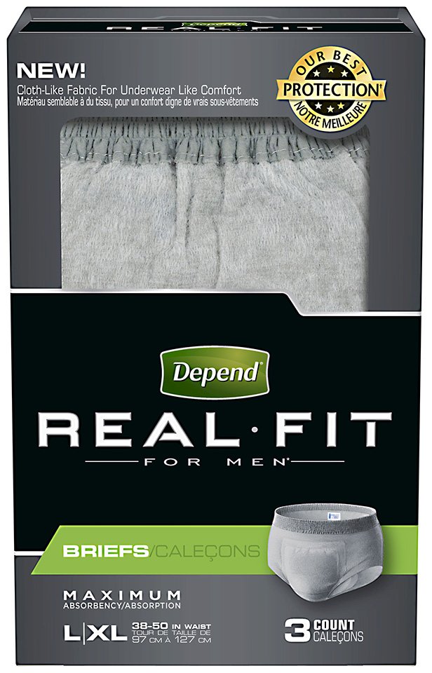 Depend Real Fit for Men Maximum
