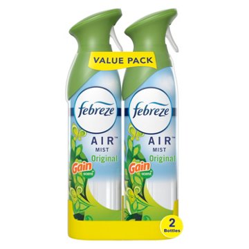 Febreze Air Freshener Spray - Odor-Fighting Room Spray - Gain Original Scent, 2 ct