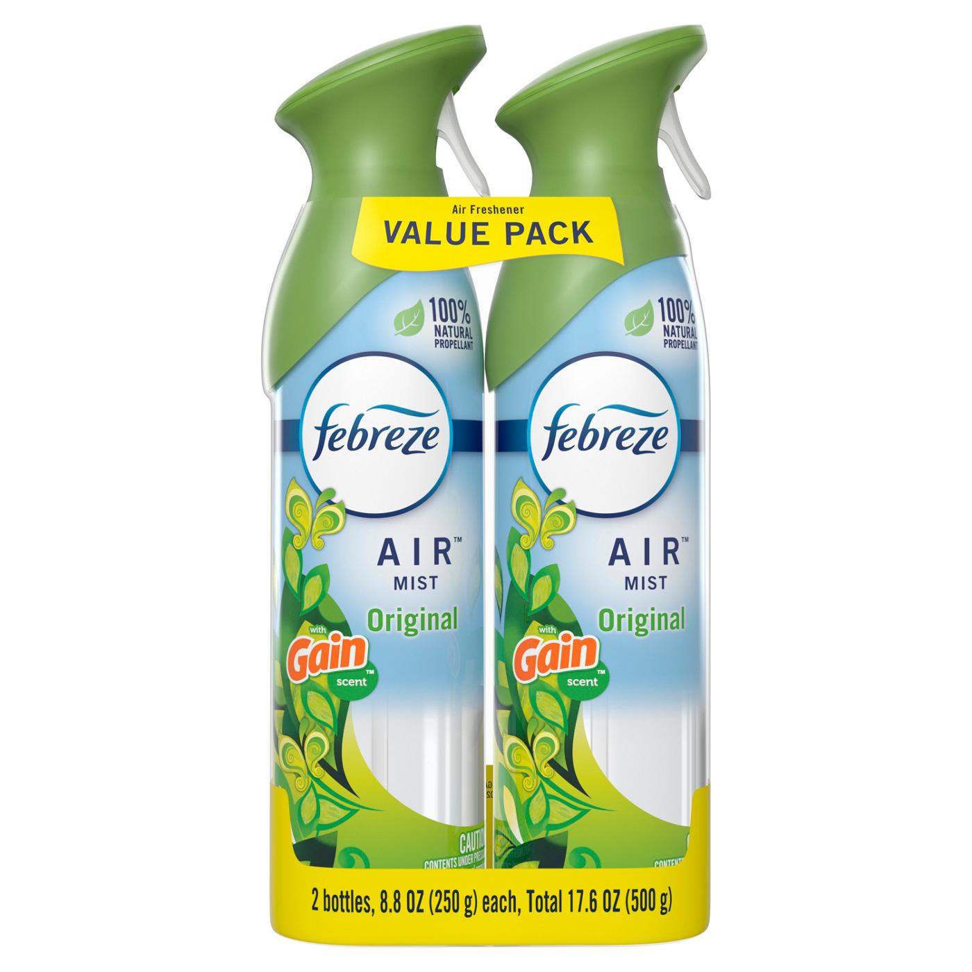Febreze Air Freshener Spray - Odor-Fighting Room Spray - Gain Original Scent; image 2 of 7