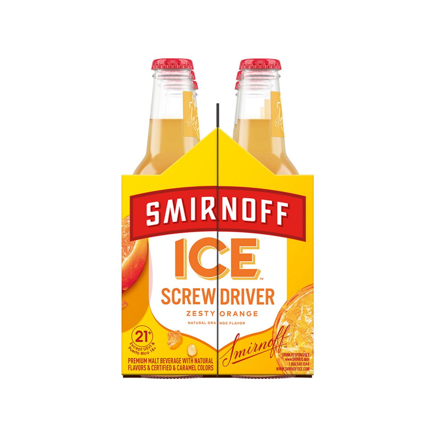 Smirnoff on sale screwdriver ingredients