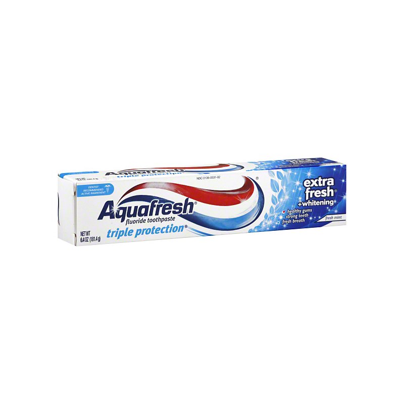 Aquafresh Triple Protection Extra Fresh Whitening Fresh Mint Fluoride