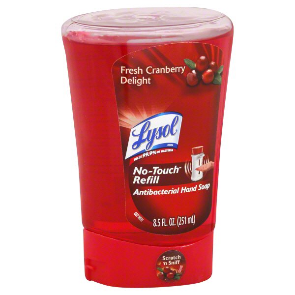 Lysol Fresh Cranberry Delight NoTouch Antibacterial Hand Soap Refill Shop Hand & Bar Soap at