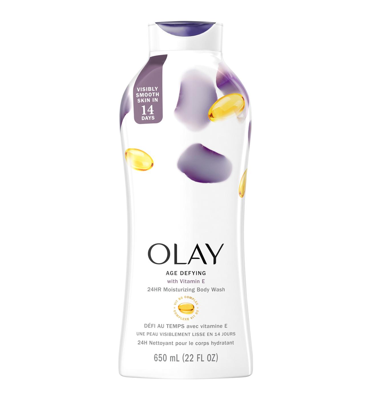 Olay Age Defying Vitamin E Body Wash; image 1 of 7