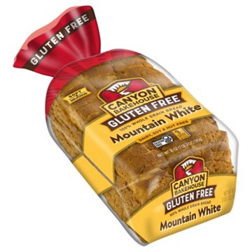 Canyon Bakehouse Gluten Free 100% Whole Grain Mountain White Bread, 18 oz