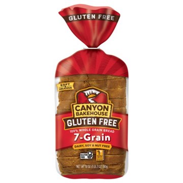 Canyon Bakehouse Gluten Free 100% Whole Grain 7 Grain Sandwich Bread, 18 oz