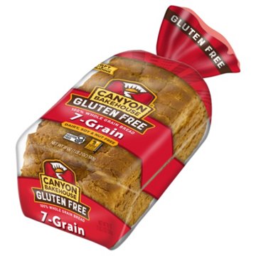 Canyon Bakehouse Gluten Free 100% Whole Grain 7 Grain Sandwich Bread, 18 oz