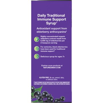 Nature's Way Sambucus Organic Immune Elderberry Syrup