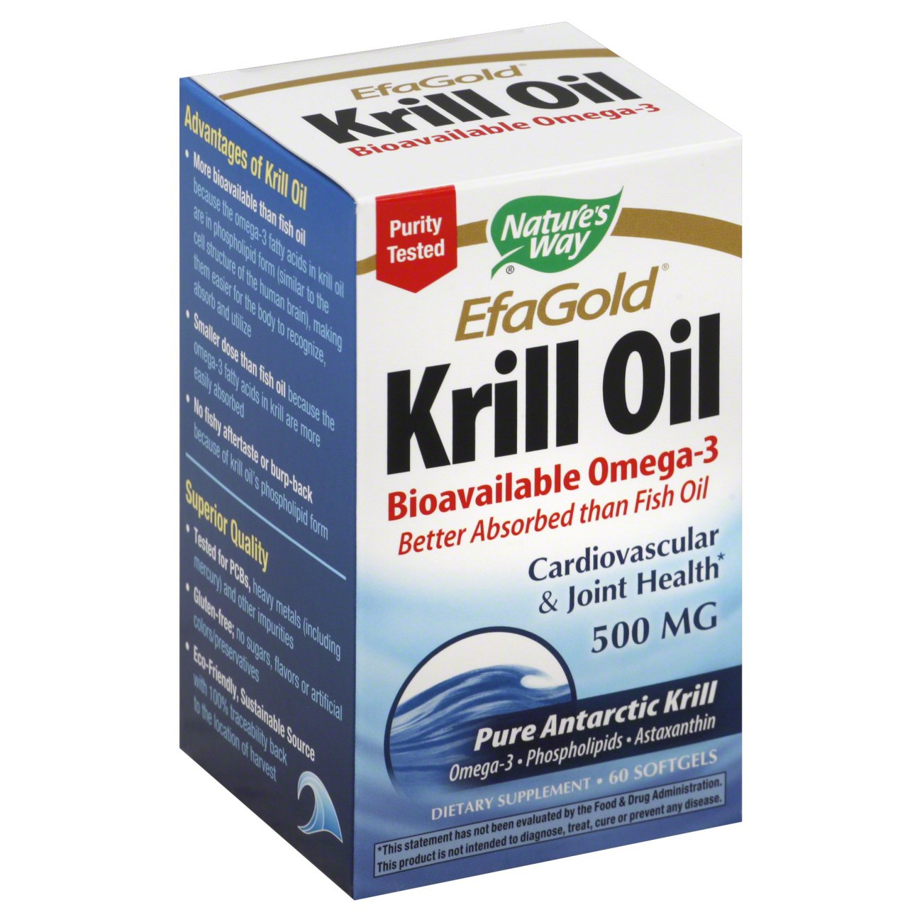 Natures Way Efa Gold Krill Oil 500 Mg Softgels Shop Diet & fitness at