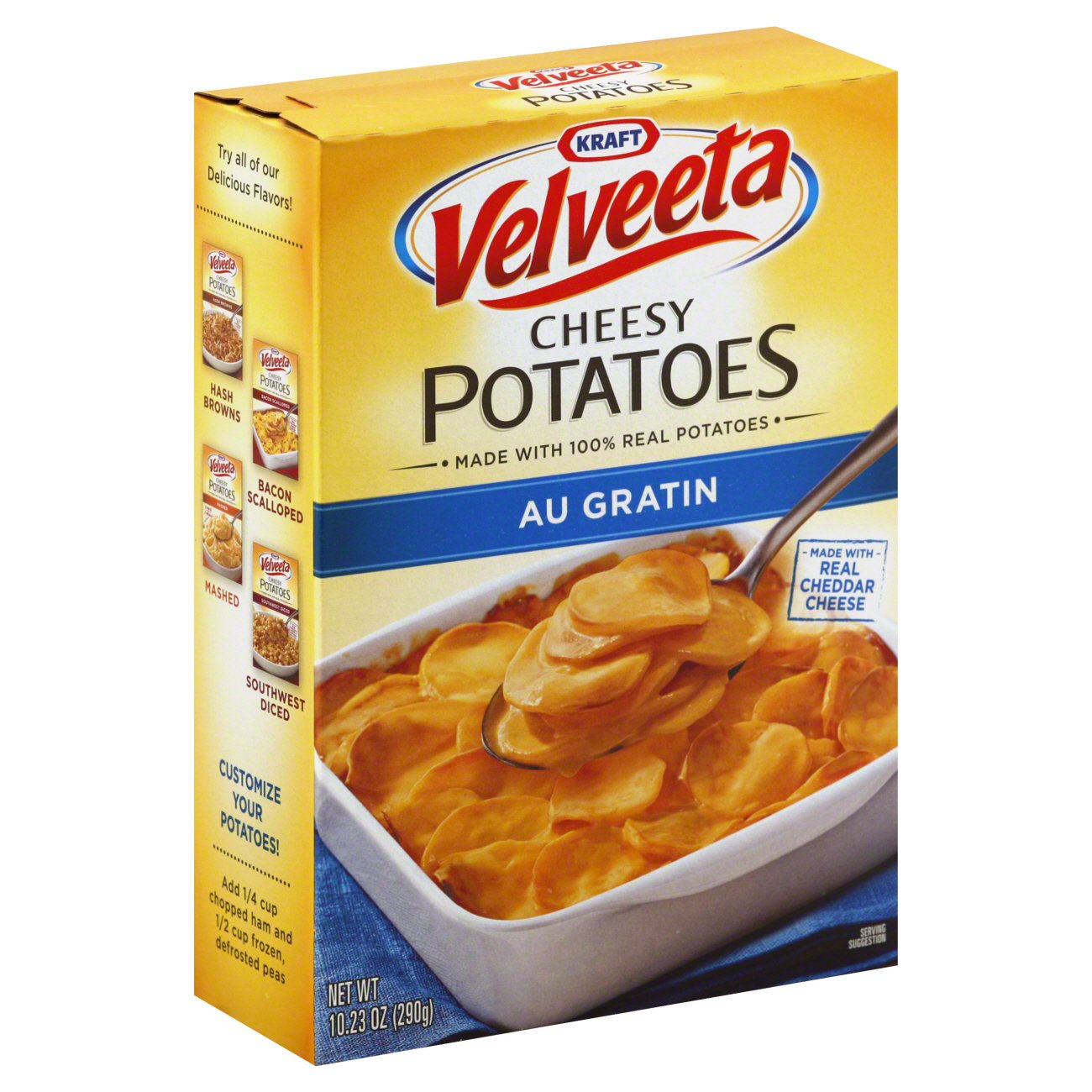 Kraft Velveeta Au Gratin Cheesy Potatoes Shop Pantry Meals At H E B 0713