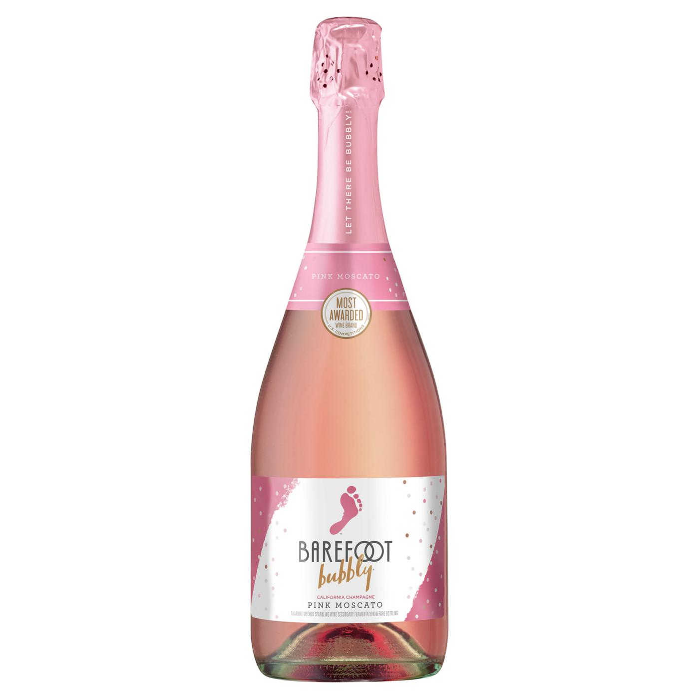 Barefoot Bubbly Pink Moscato Champagne Sparkling Wine; image 1 of 3
