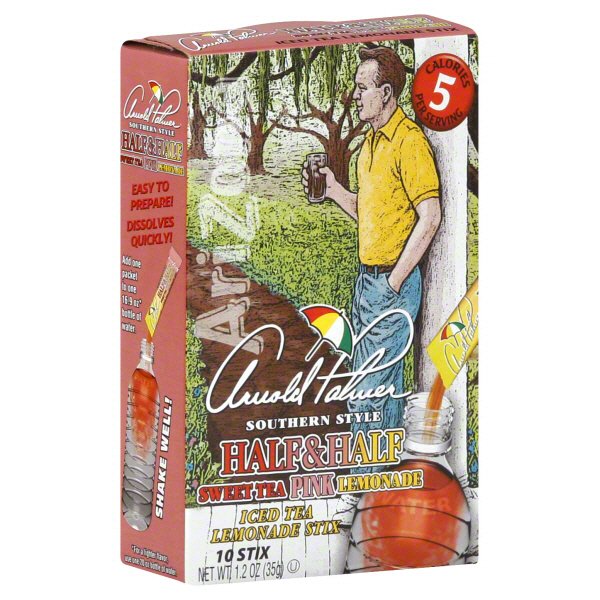 Arizona Arnold Palmer Half & Half Sweet Tea Pink Lemonade Iced Tea Stix