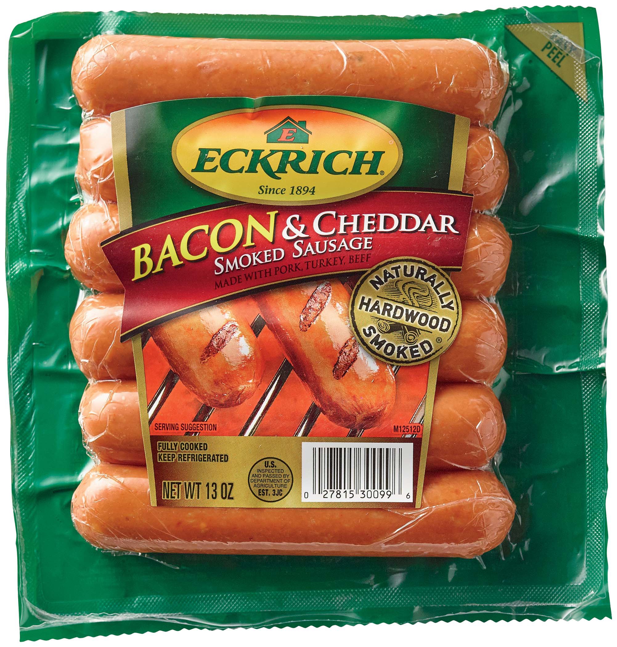 Eckrich Bacon & Cheddar Smoked Sausage Links - Shop Sausage At H-E-B