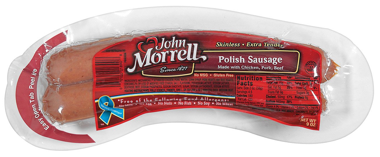 John Morrell Polish Sausage Shop Sausage at HEB