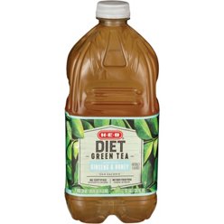 H-E-B Diet Green Tea with Ginseng & Honey, 64 oz