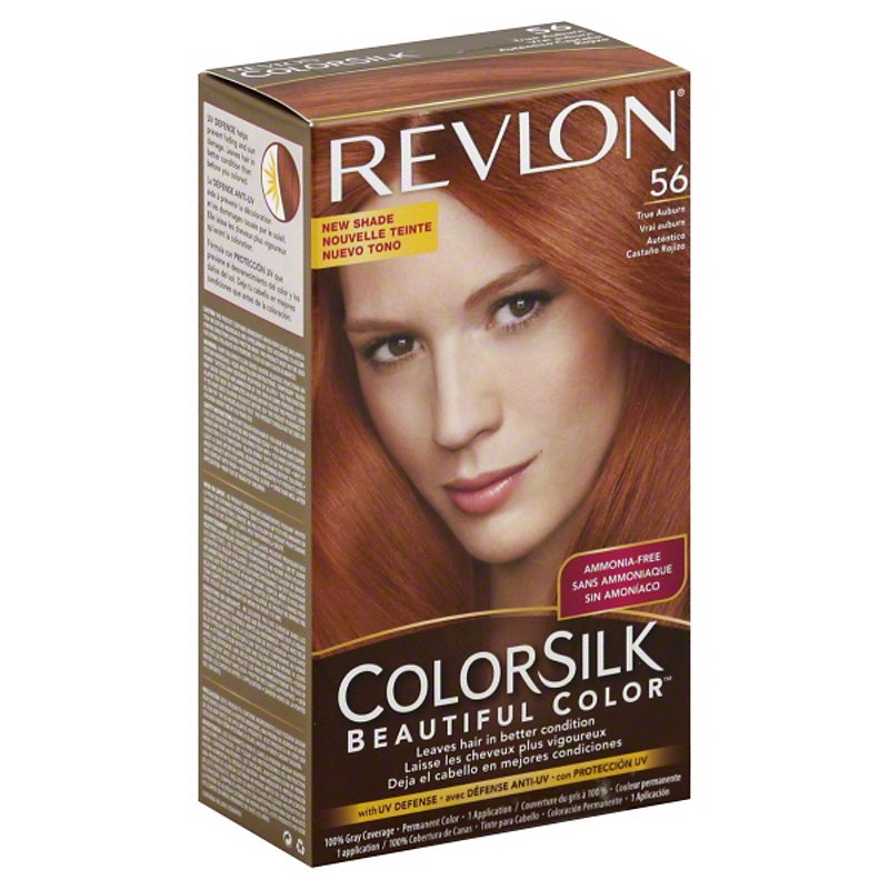 Revlon ColorSilk Beautiful Color 56 True Auburn Hair Color - Shop Revlon  ColorSilk Beautiful Color 56 True Auburn Hair Color - Shop Revlon ColorSilk  Beautiful Color 56 True Auburn Hair Color -