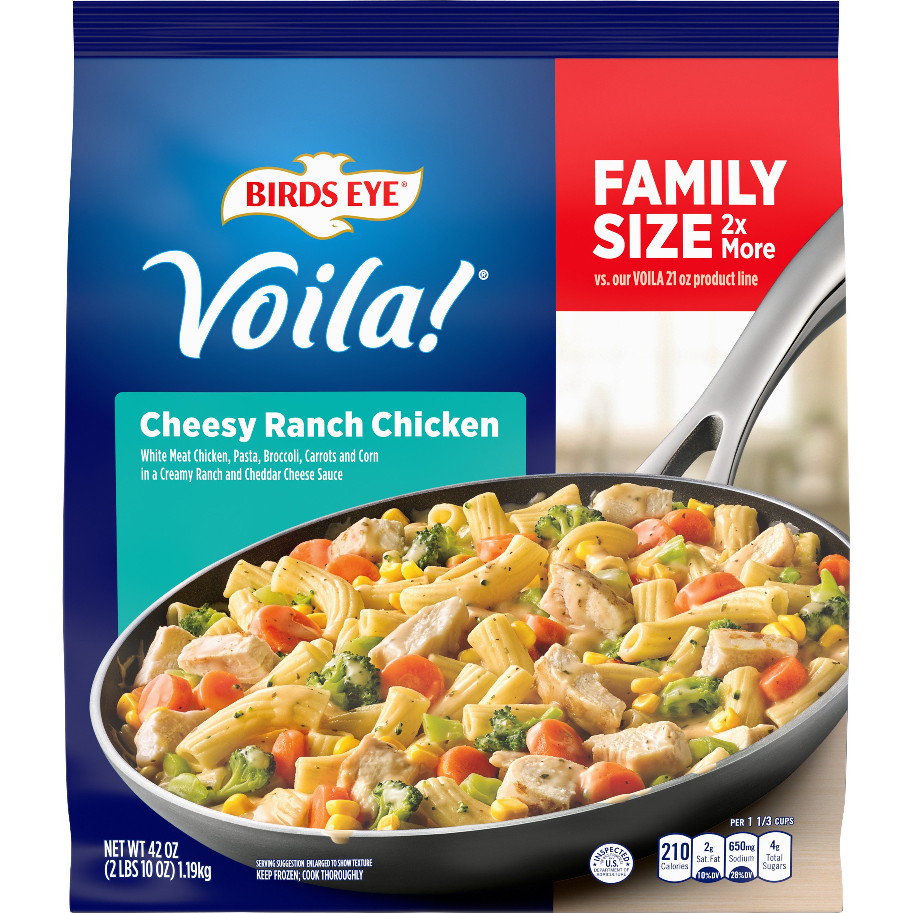 Birds Eye Voila Cheesy Ranch Chicken Family Size Shop Entrees Sides At H E B