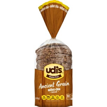 Udi's Gluten Free Millet Chia Bread, 14.3 oz