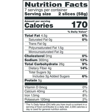 Udi's Gluten Free Millet Chia Bread, 14.3 oz