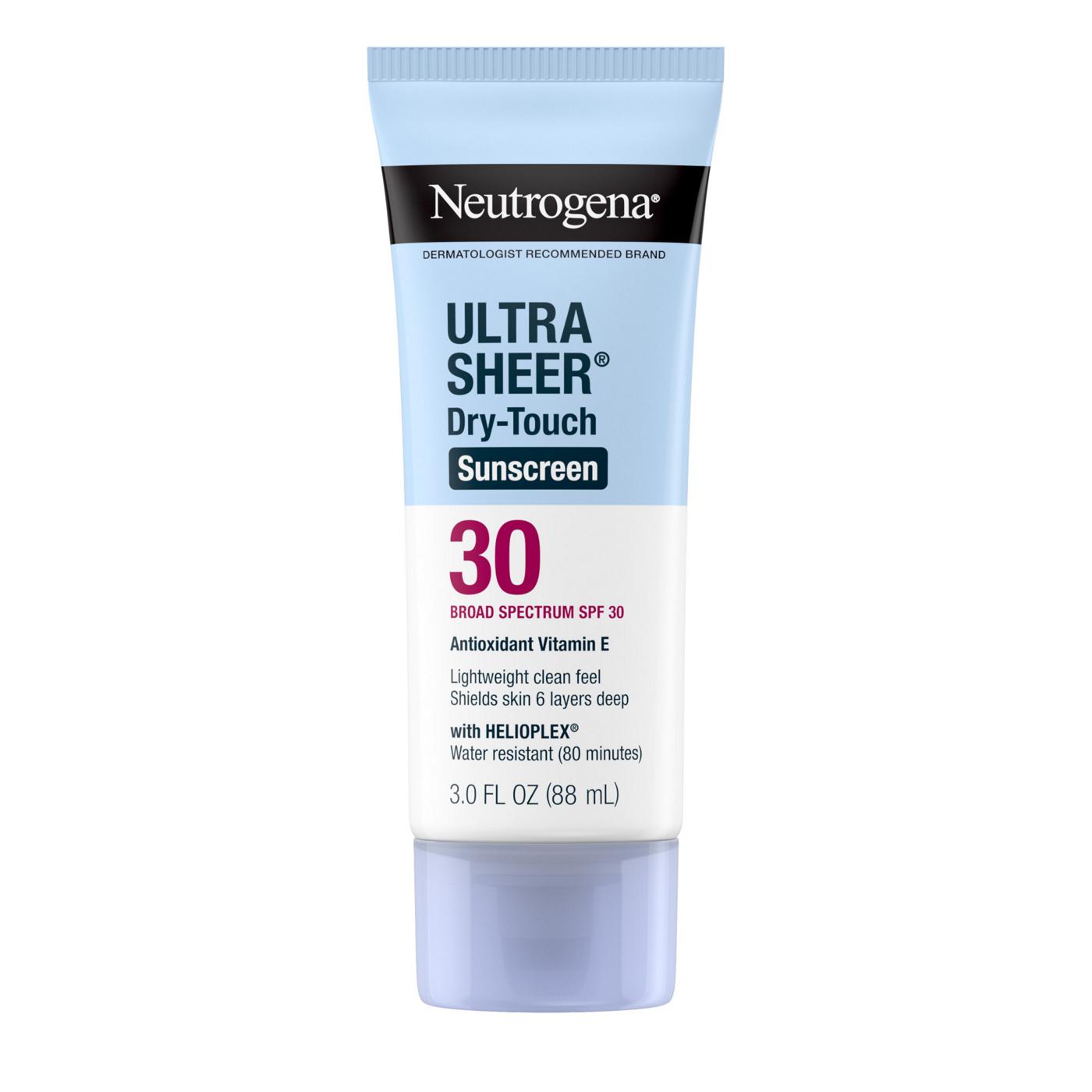 Neutrogena Ultra Sheer Dry Touch Sunscreen Lotion - SPF 30; image 1 of 8