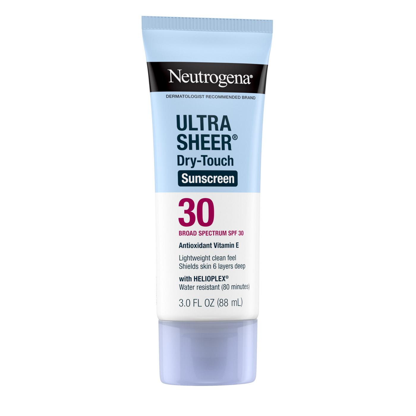 Neutrogena Ultra Sheer Dry Touch Sunscreen Lotion - SPF 30; image 2 of 8