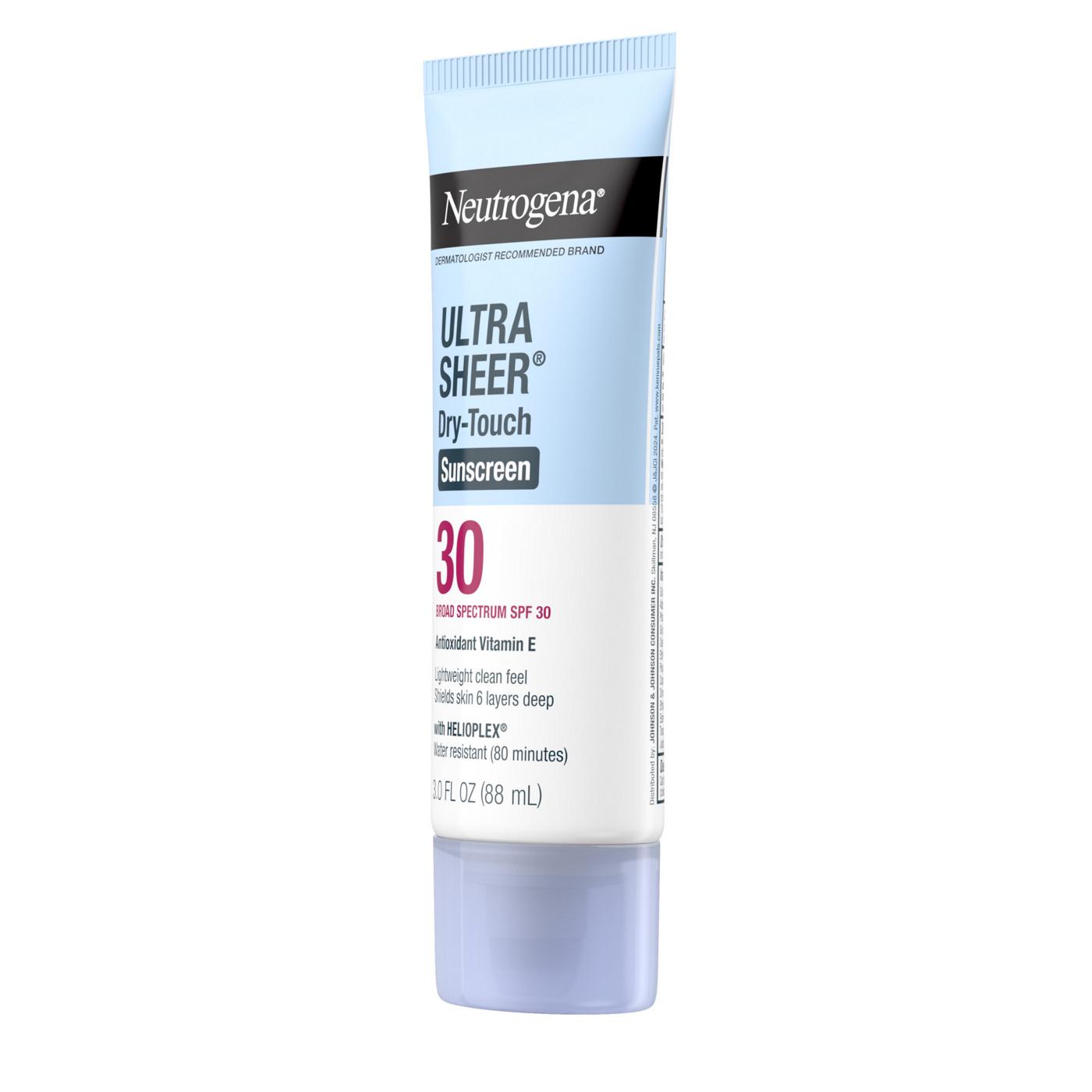 Neutrogena Ultra Sheer Dry Touch Sunscreen Lotion - SPF 30; image 6 of 8