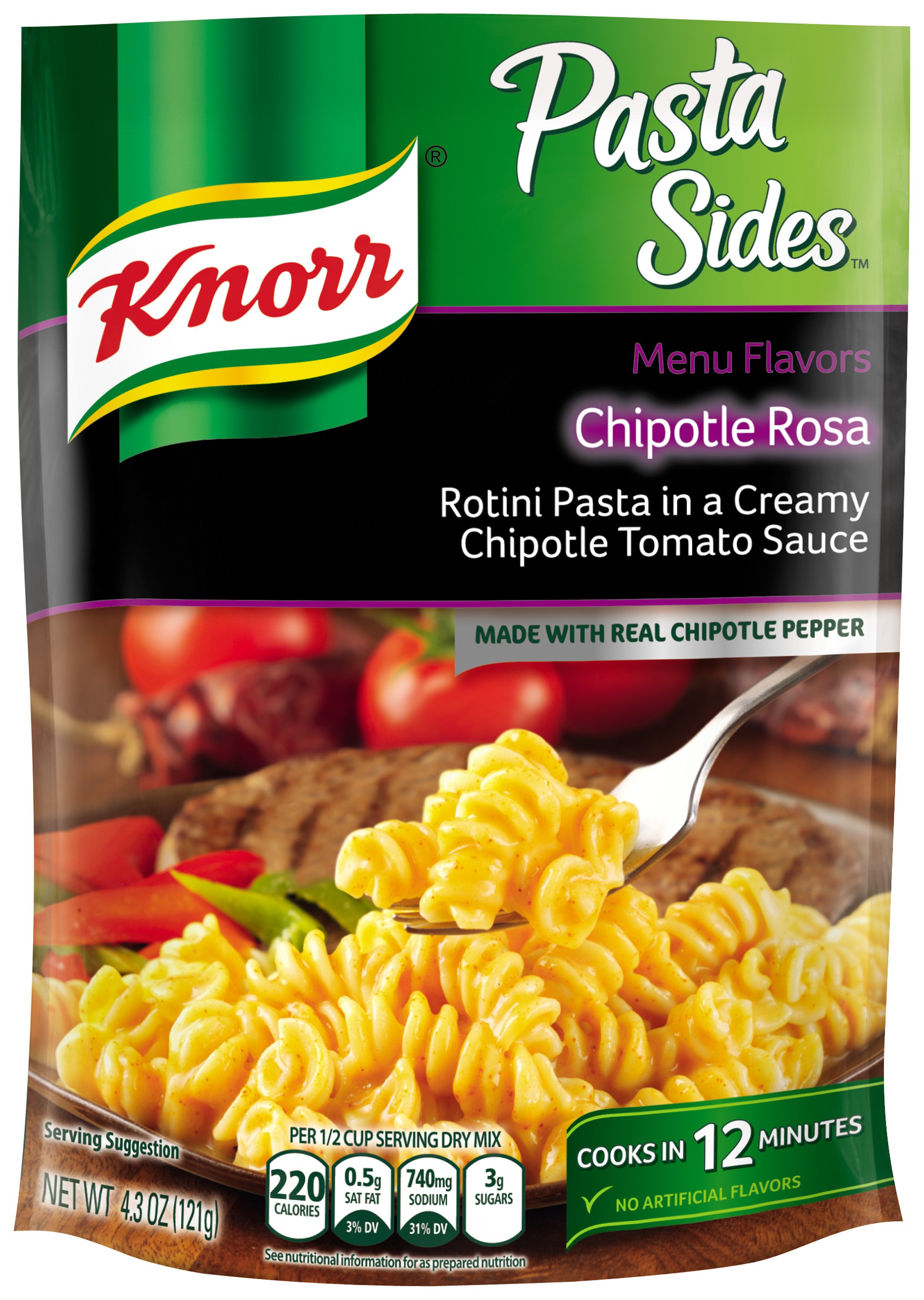 Knorr Chipotle Rosa Rotini Pasta Pasta Sides Shop Pantry meals at HEB