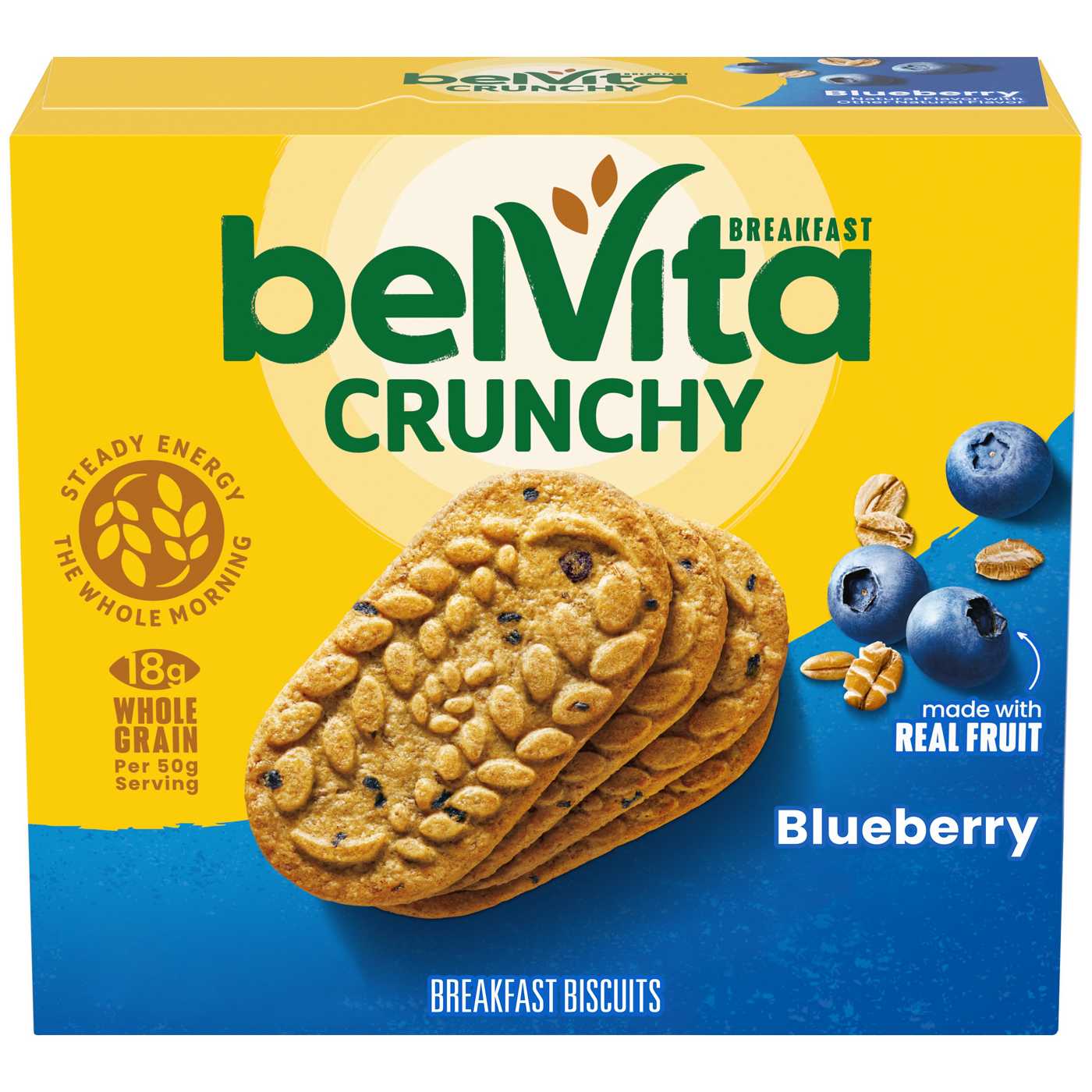 Belvita Blueberry Breakfast Biscuits; image 1 of 10