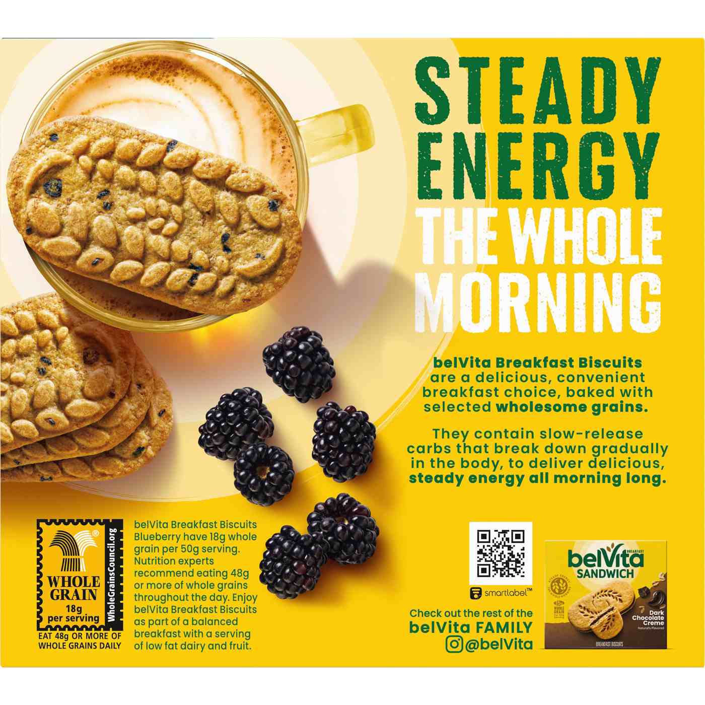 Belvita Blueberry Breakfast Biscuits; image 3 of 10