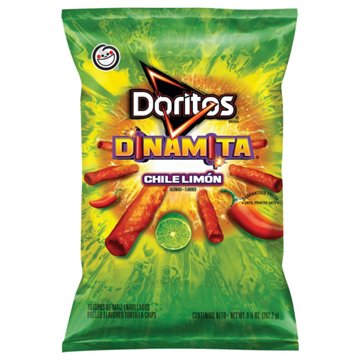 Doritos Dinamita Chile Limon Rolled Tortilla Chips, 9.25 oz