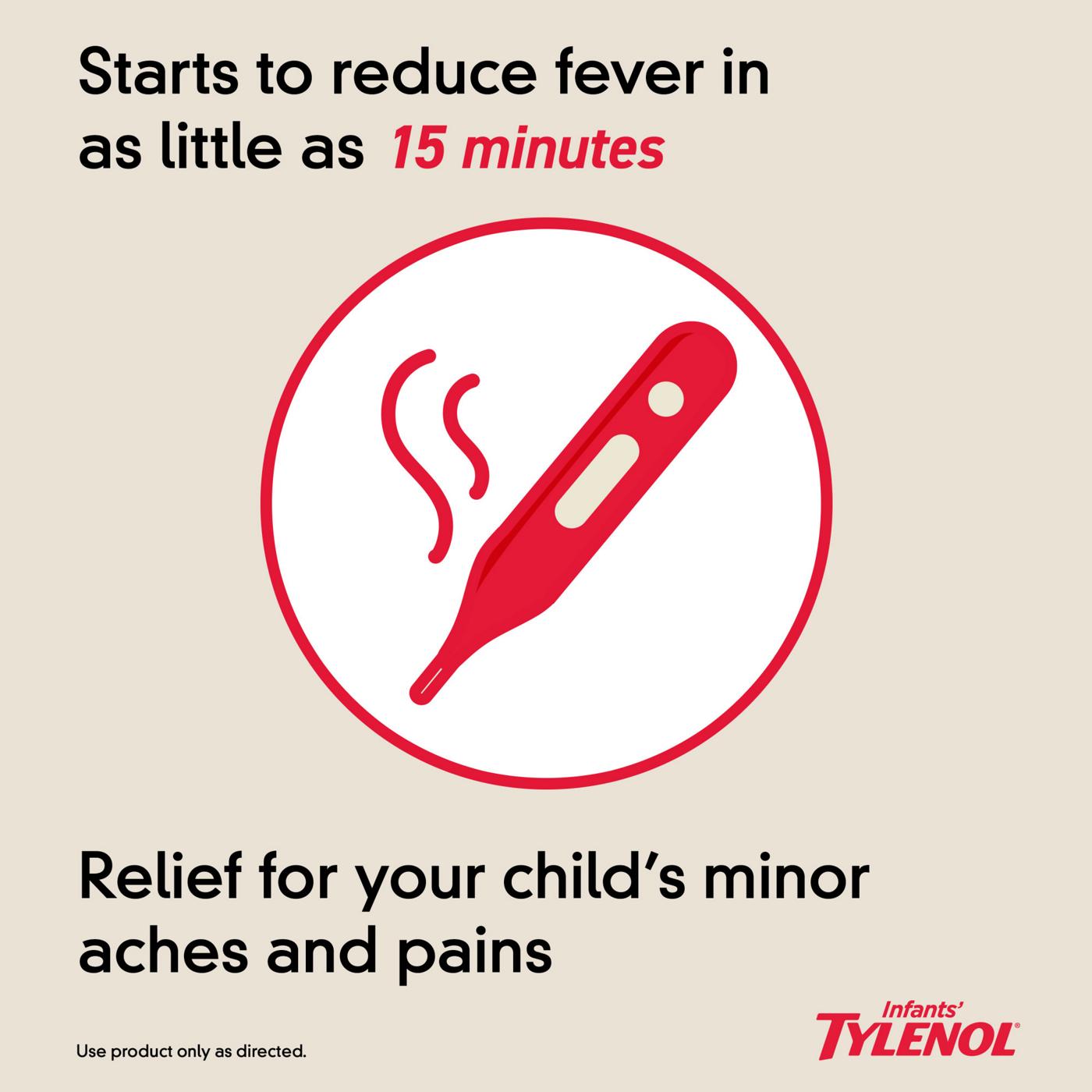 Tylenol Infants' Pain & Fever Relief Oral Suspension - Grape; image 5 of 7