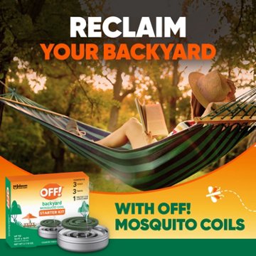 OFF! Backyard Mosquito Repellent Coil - Country Fresh, 3 ct