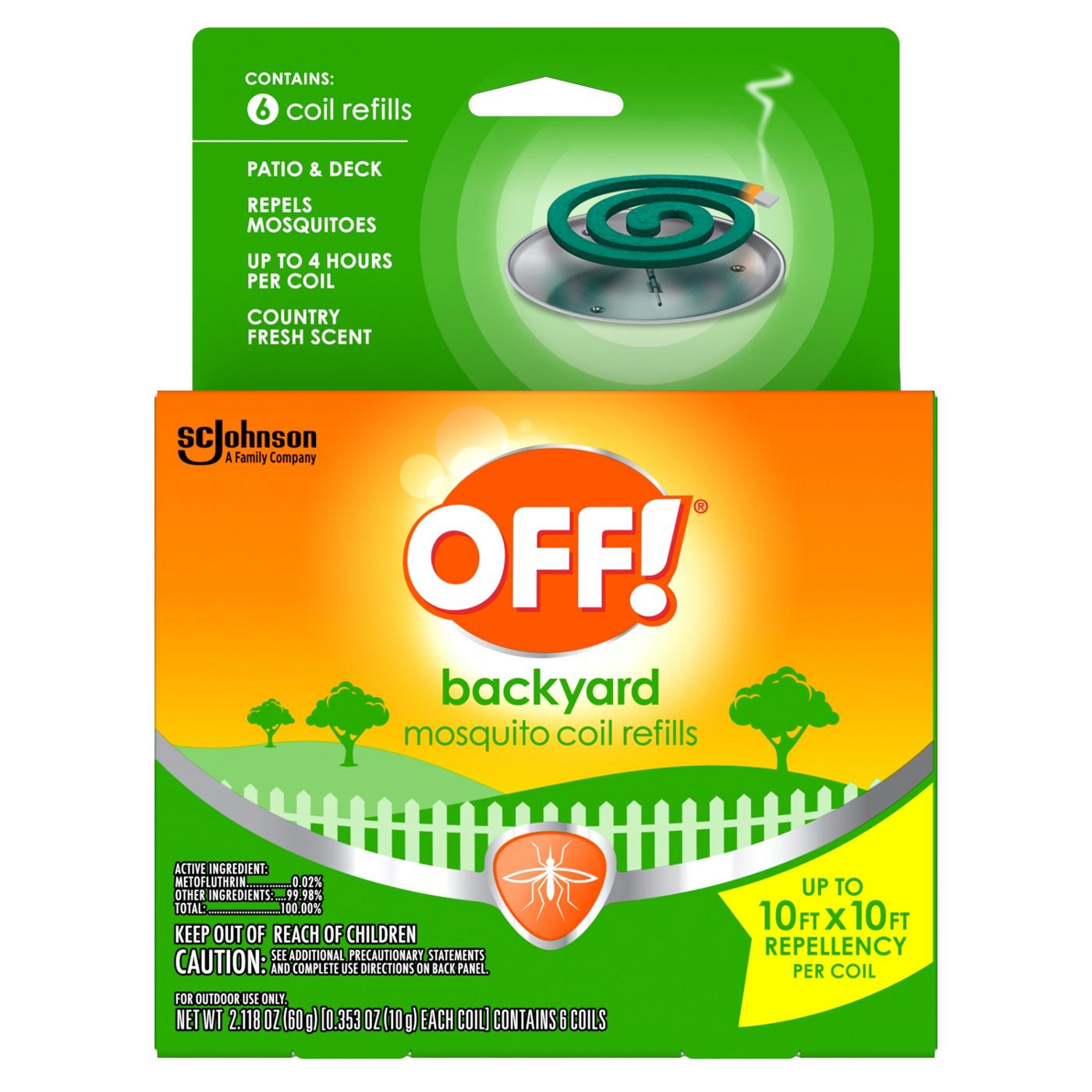 Off! Backyard Mosquito Coil Refills; image 1 of 2