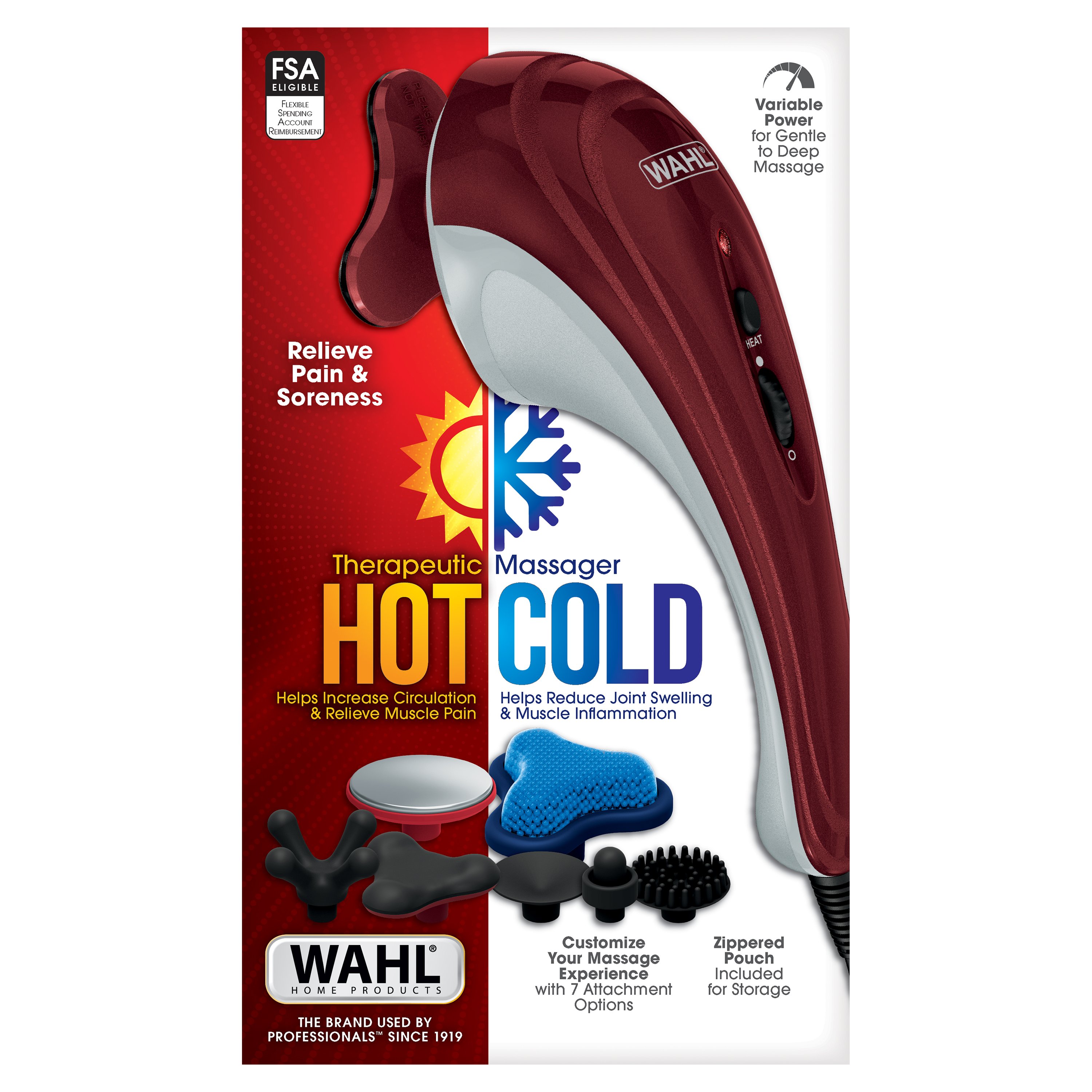 Wahl Home Products Deluxe Heat Therapy Massager Shop Massagers at HEB