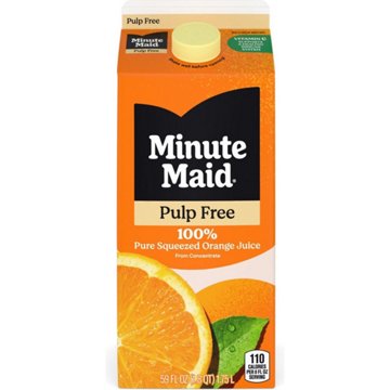 Minute Maid Pulp Free Orange Juice
