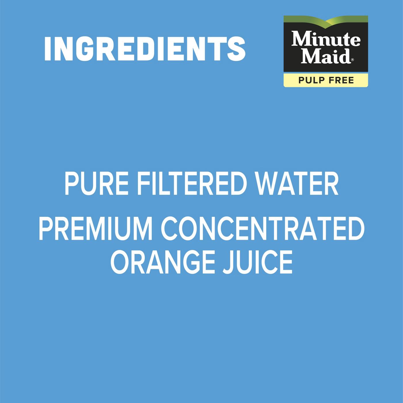 Minute Maid Pulp Free Orange Juice; image 2 of 7