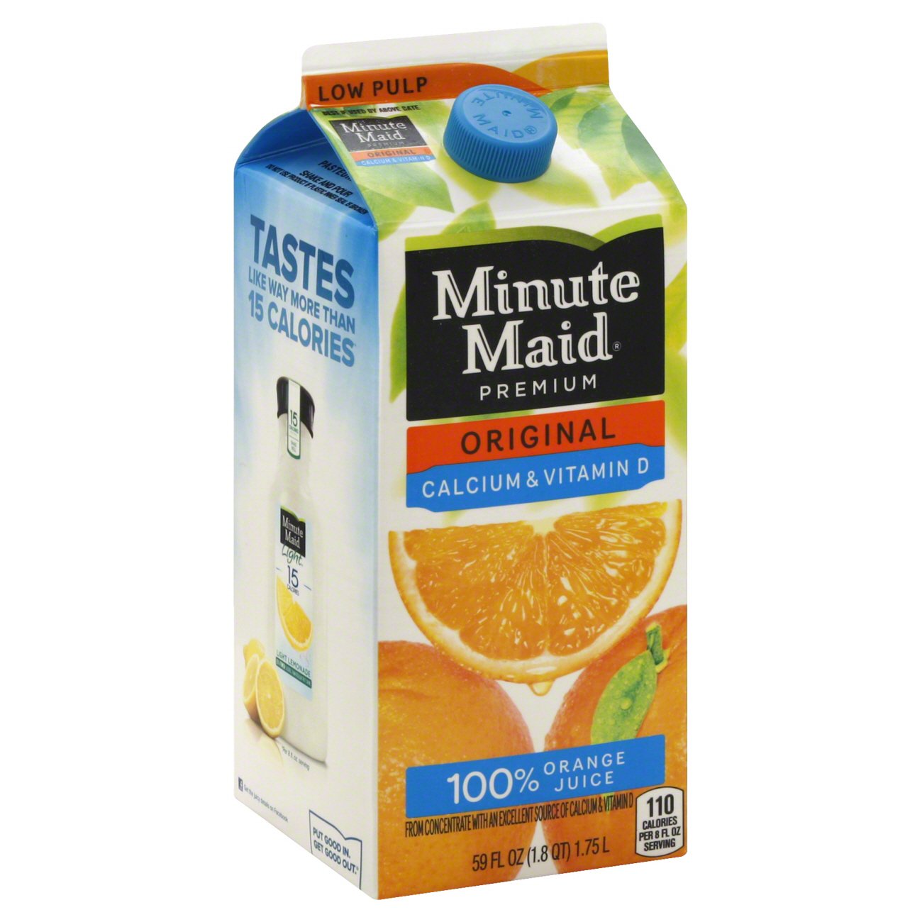 Minute Maid Premium Original Calcium Vitamin D Low Pulp 100