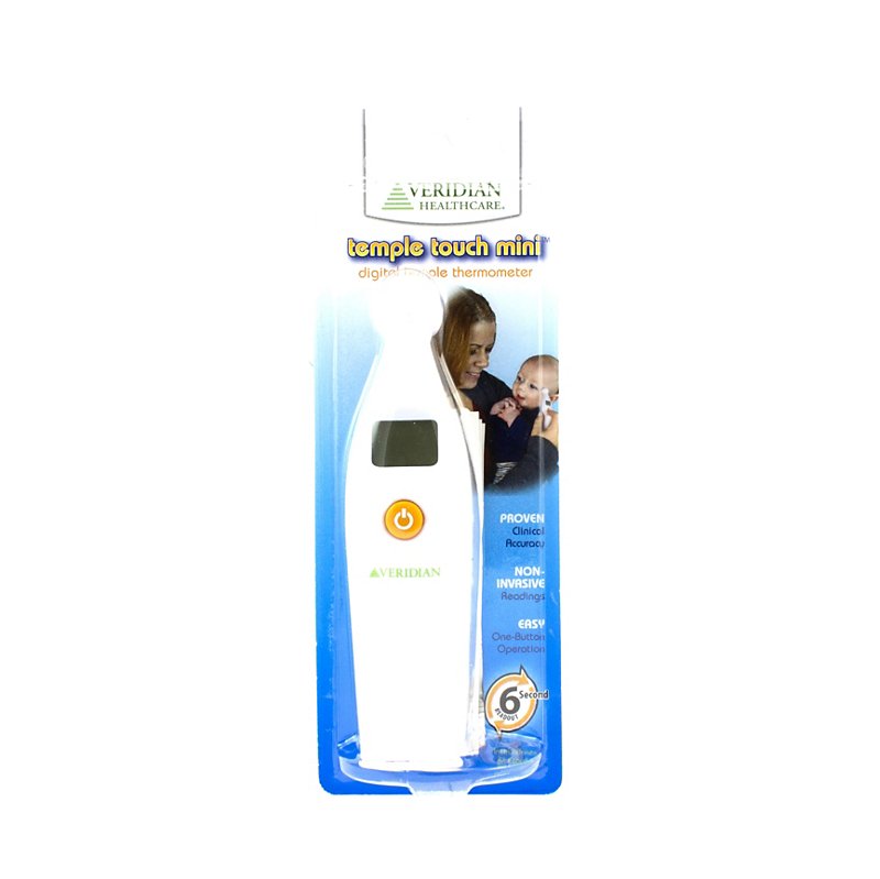 Veridian Healthcare Temple Touch Mini Digital Thermometer - Shop Health &  Skin Care at H-E-B