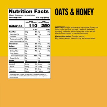 Kind Healthy Grains Granola - Oats & Honey with Coconut