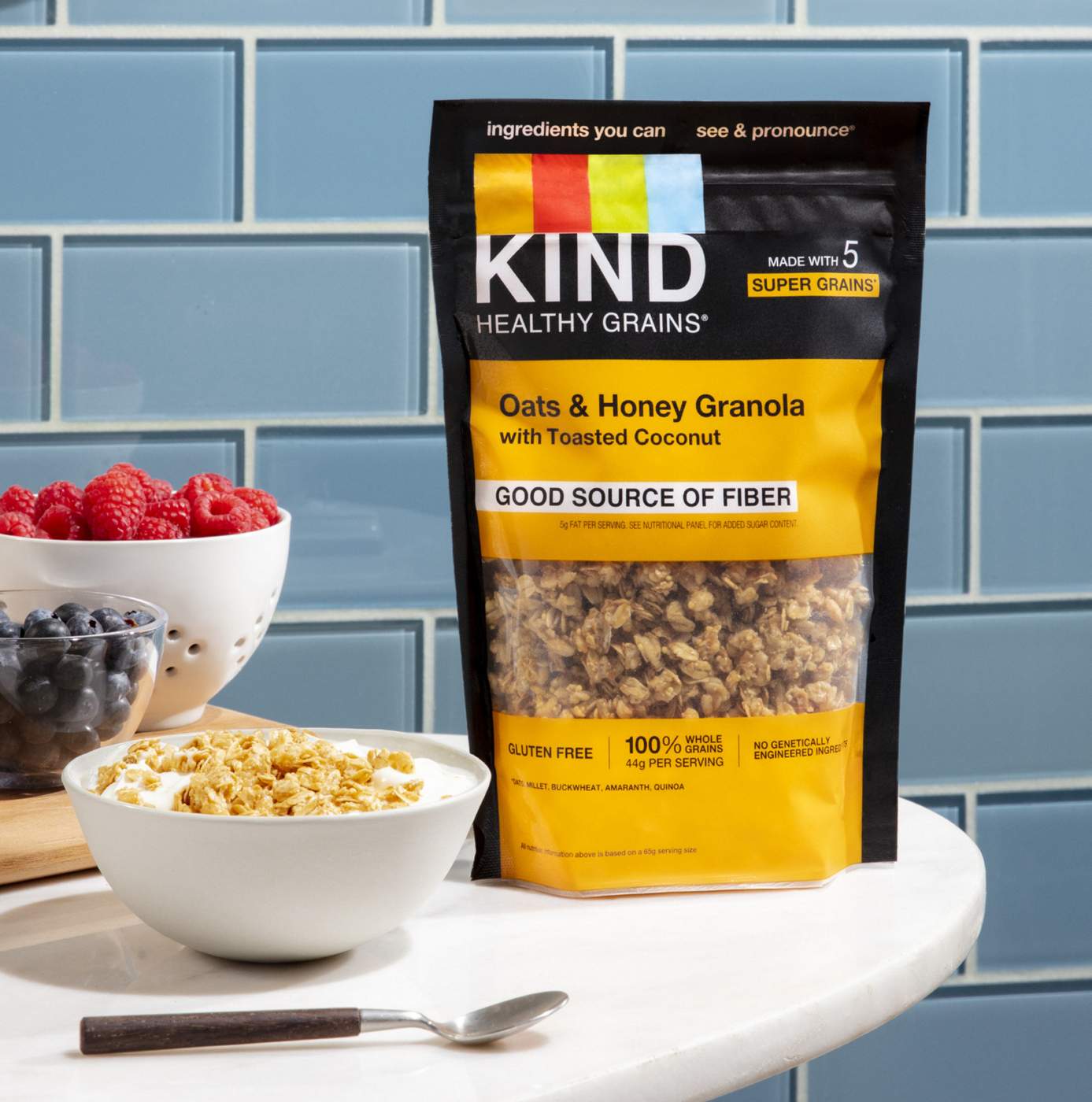Kind Healthy Grains Granola - Oats & Honey with Coconut; image 3 of 3
