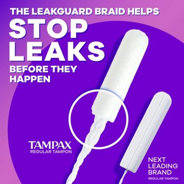 Tampax Radiant Tampons Super Absorbency, Unscented, 14 ct