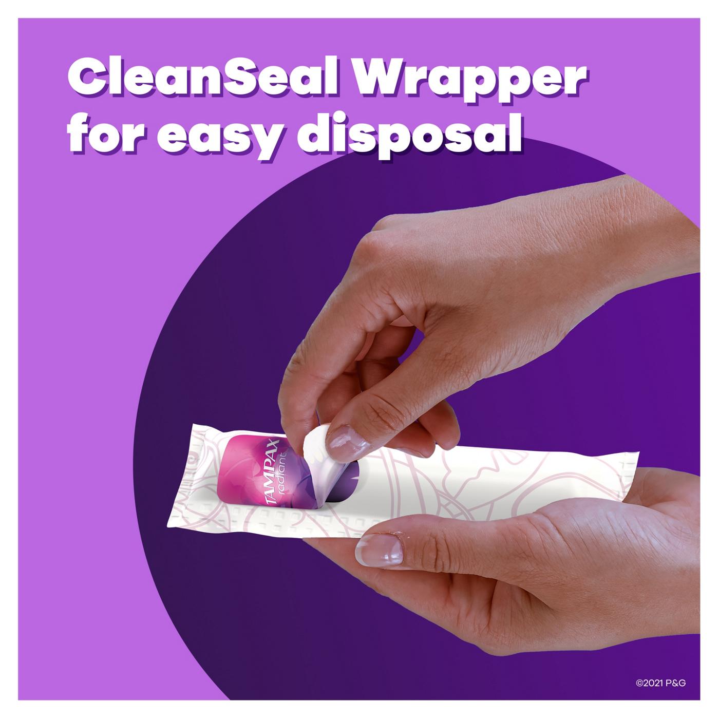 Tampax Radiant Tampons Super Absorbency, Unscented; image 4 of 10